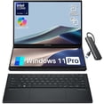 thumbnail image 1 of ASUS Zenbook Duo 2-in-1 Laptop, Dual 14" OLED WUXGA 16:10 Touch Display, Intel Ultra 9 285H, 32GB LPDDR5X, 1TB PCIe SSD,WiFi 7,FHD IR Webcam,Detachable Backlit KB,Windows 11 Pro, 1 of 8