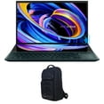 thumbnail image 1 of ASUS Zenbook Pro Duo 15 OLED Home/Business Laptop (Intel i9-12900H 14-Core, 15.6in 60Hz Touch 4K Ultra HD (3840x2160), GeForce RTX 3060, 32GB LPDDR5 4800MHz RAM, Win 11 Pro) with Atlas Backpack, 1 of 7