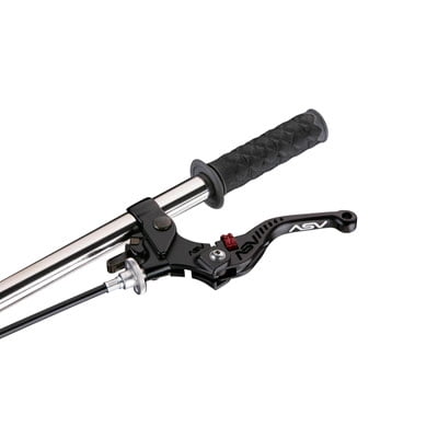 ASV C5 Sport Shorty Clutch Lever Black for Kawasaki KLX250S 2012-2014