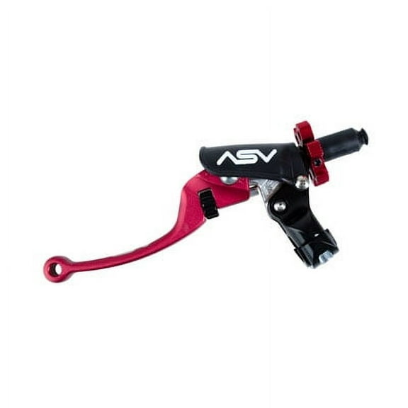 ASV C6 Series Pro Clutch Lever Red for Kawasaki KX100 1998-2009