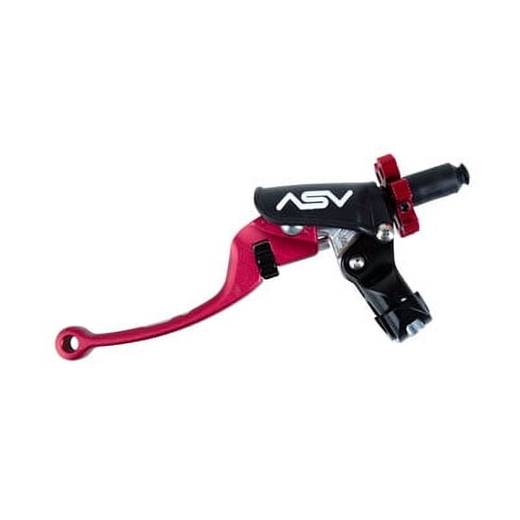 ASV C6 Series Pro Clutch Lever Red for Kawasaki KX100 2011-2018