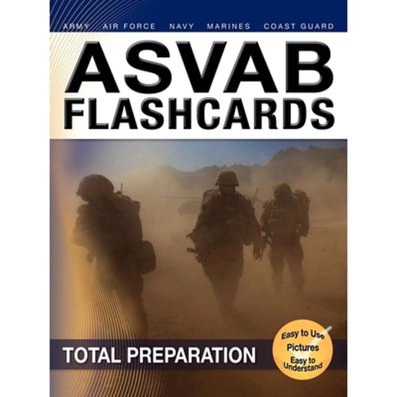 Pre-Owned ASVAB Armed Services Vocational Aptitude Battery Flashcards (Paperback) 1607871165 9781607871163