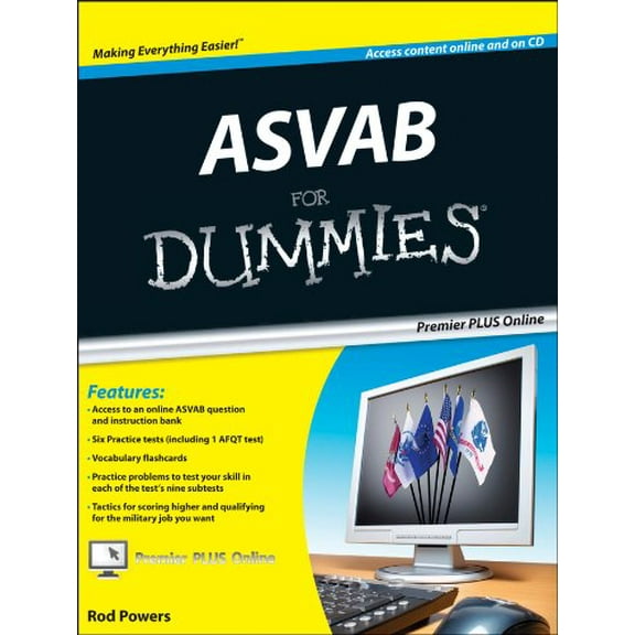 Pre-Owned ASVAB For Dummies, Premier 3rd Edition (Paperback) 0470637617 9780470637616