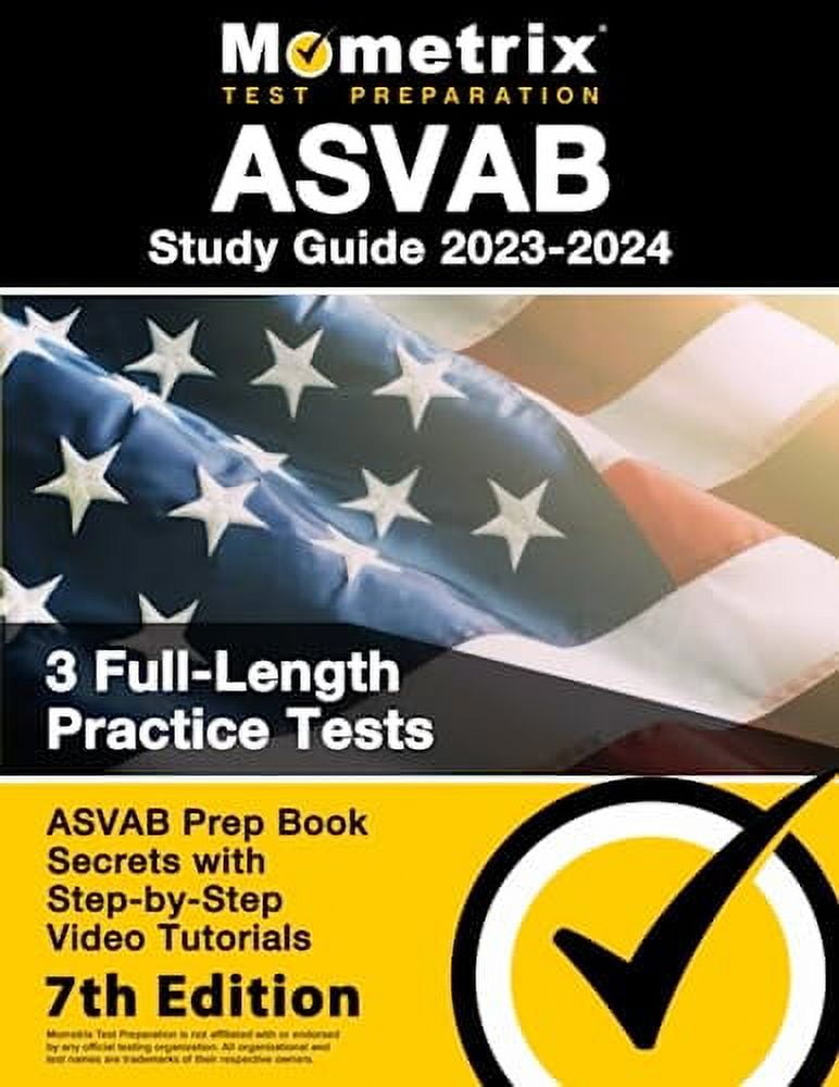 ASVAB Study Guide 20232024 3 FullLength Practice Tests, ASVAB Prep