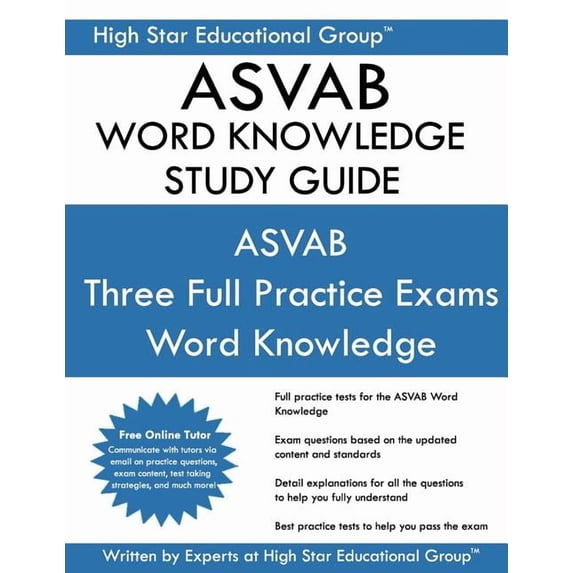 ASVAB Word Knowledge Study Guide: ASVAB Study Guide, (Paperback)