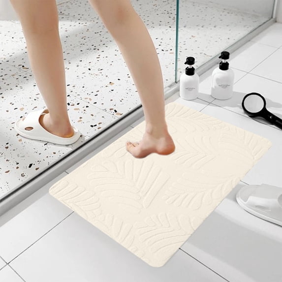 ASXITE Bath Mats for Bathroom Floor,Bathroom Rugs Sets,Rugs Ultra Absorbent Non-Slip Memory Foam Machine Washable Soft Velvet Bath Mats Easier To Dry For Bathroom Floor