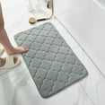 thumbnail image 1 of ASXITE Bath Mats for Bathroom Floor,Bathroom Rugs Sets,Entrance Mat Bathroom Slip Floor Mat Machine Washable Memory Sponge Absorbent Soft Pad, 1 of 3