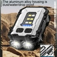 thumbnail image 1 of ASXITE Travel Flashlight, Flashlights and Lanterns, New Keychain Light Type-C Charging Outdoor High Brightness Small Steel Light Source Strong Light Mini Flashlight, 1 of 5