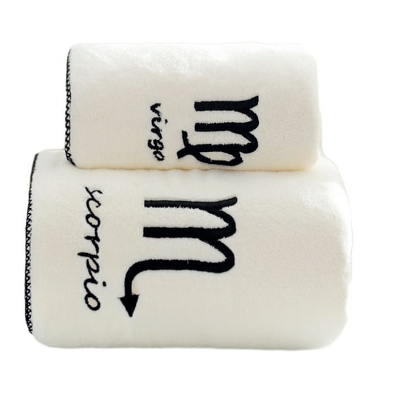 Asxite Bath Towels, Bath Towels All Cotton Ultra Soft Plush Thick Absorbent Quick Dry Home Gym Pool Yoga Hotel Shower Large Towel for Bathroom 2PC 35*75cm;70*140cm