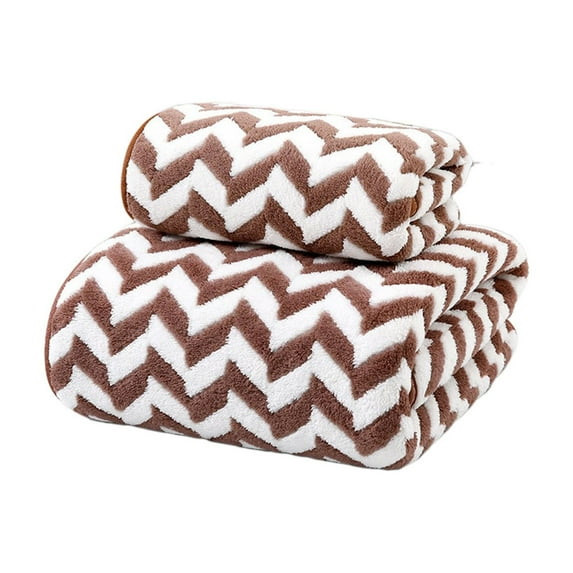 Asxite Bath Towels, Soft Linen Premium Towel Set 1 Bath Towel 1 Washcloth Cotton Towels for Bathroom Towel Set for Adults Highly Absorbent and Towel Set 2PC 35*75cm; 70*140cm