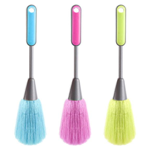 ASelected 3 PCS Mini Static Duster, Fluffy Microfiber Kitchen Duster, Washable Delicate Dusting Wand Brush for Cleaning Car Keyboard Computer Or Laptop Screen