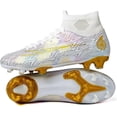 ASoftLand Mens Soccer Cleats Women Football Cleats for Big Boy AG/FG