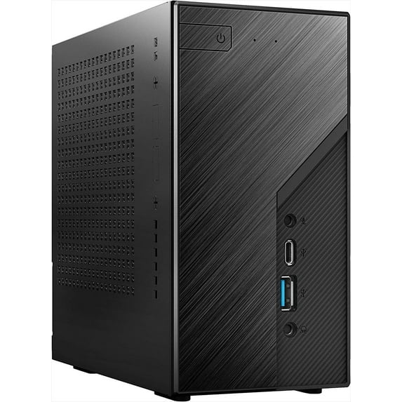 ASrock X300W Gaming Mini Desktop (AMD Ryzen 5 5600G 6-Core, AMD Radeon, 64GB RAM, 4TB PCIe SSD, USB 3.2, HDMI, Display Port, Win 10 Pro)