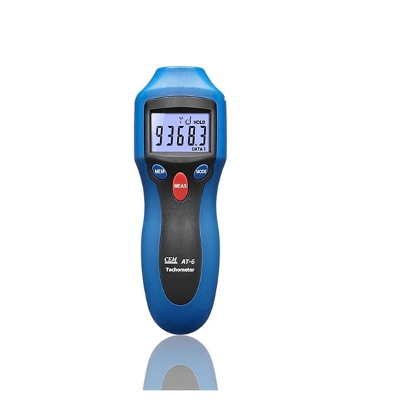 AT-6 AT-8 Automobile Motor Tachometer Tachometer High Precision Non-contact Type Digital Display Meter ,Portable