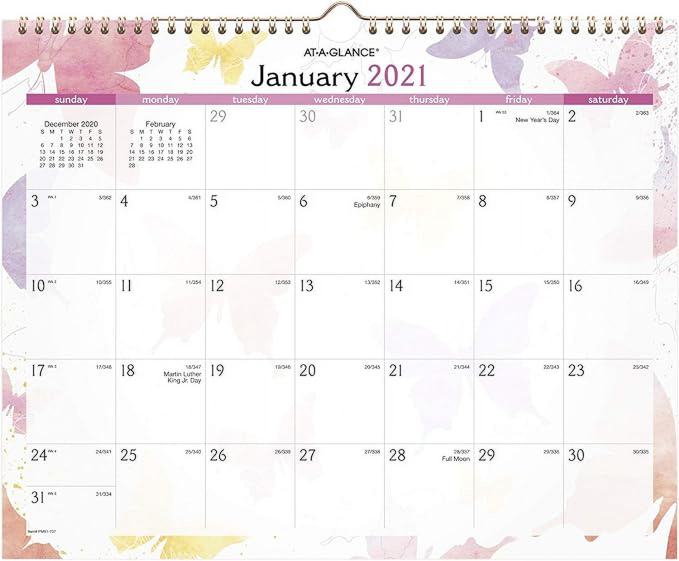 ATAGLANCE 2021 Wall Calendar by ATAGLANCE, 15" x 12", Medium