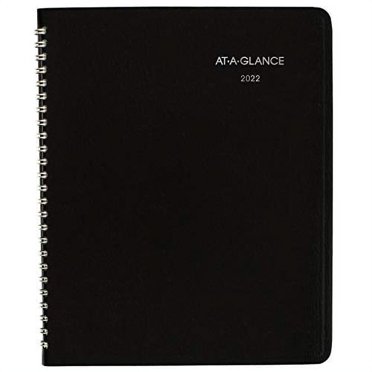 AT-A-GLANCE 2025 Weekly Planner - 7x8.75 Inch DayMinder Appointment Book, Black