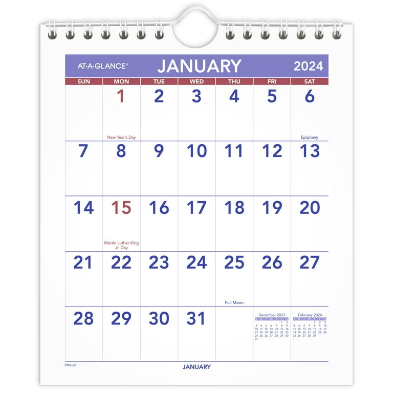 2025 Wall Calendar At A Glance Walmart