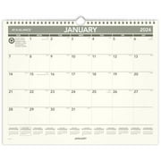 AT-A-GLANCE 2024 Recycled Monthly Wall Calendar Medium 15 x 12 - Monthly Wall