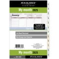 ATAGLANCE 2025 Monthly Planner Refill LooseLeaf Desk Size 5 12 x 8