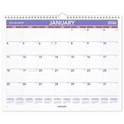 AT-A-GLANCE 2026 Monthly Wall Calendar Medium 15 x 12 - Monthly Wall Calendars