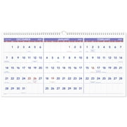 AT-A-GLANCE 2026 Three Month Reference Horizontal Wall Calendar Large 12 x 27 -