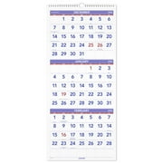 AT-A-GLANCE 2026 Three Month Reference Vertical Wall Calendar Large 12 x 27 -