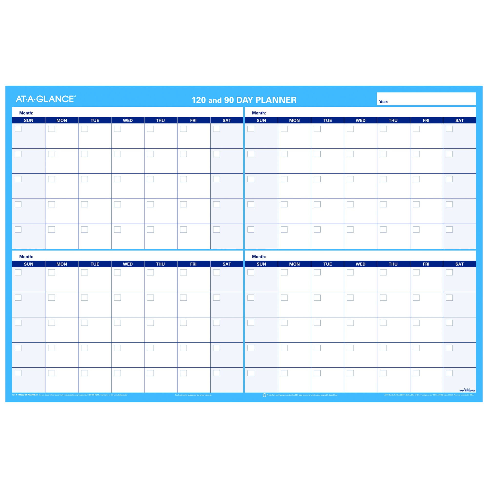 Printable Backdated Calendars Bundle (2015-2025) - Lemon Thistle, image size:2000x2000