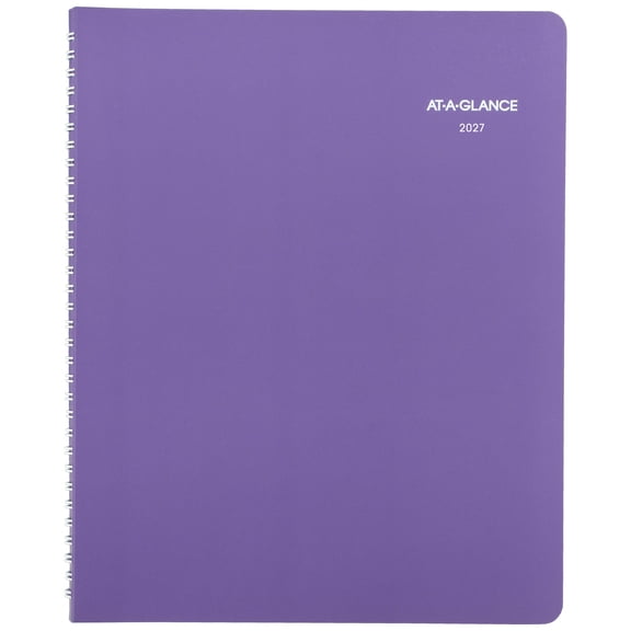 AT-A-GLANCE Beautiful Day 2027 Weekly Monthly Appointment Book Planner Lavender