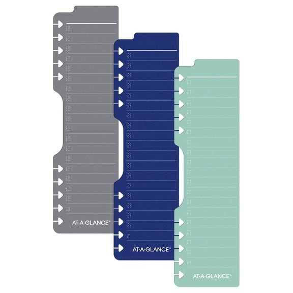 AT-A-GLANCE CREATE Writable Bookmarks 3 Pack - CREATE