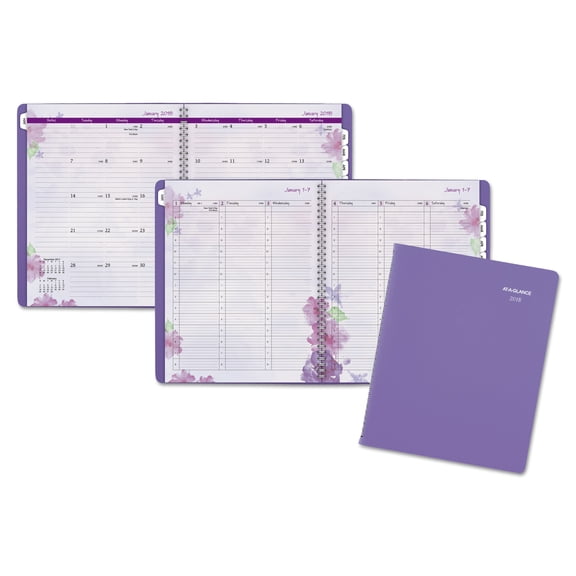 AT-A-GLANCE Column Format Beautiful Day Weekly/Monthly Appt. Book, 8 1/2 x 11, 2018-2019