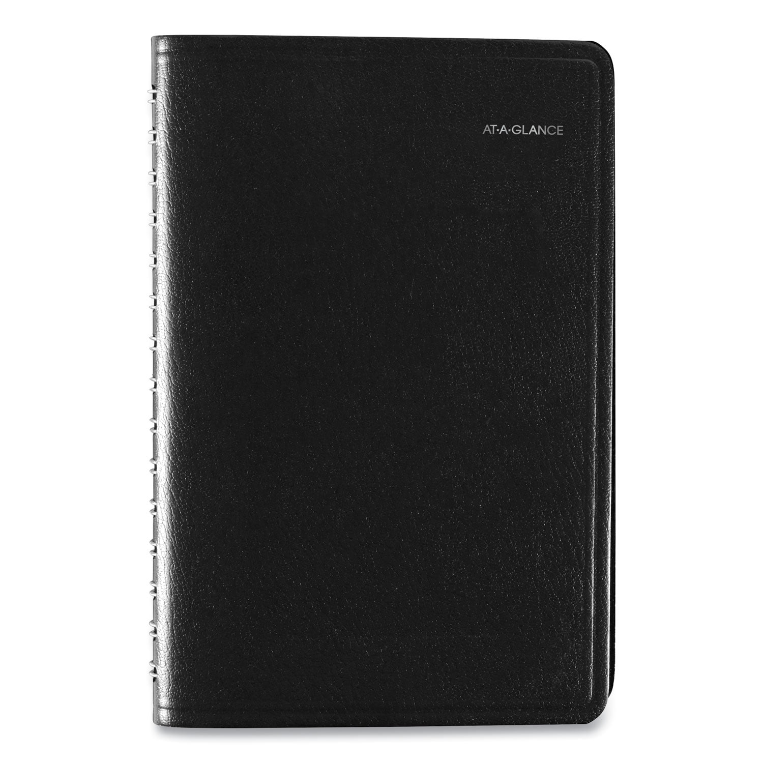 AT-A-GLANCE Daily Appointment Book With15-minute Appointments, 8.5" x 5.5", Black, 2021