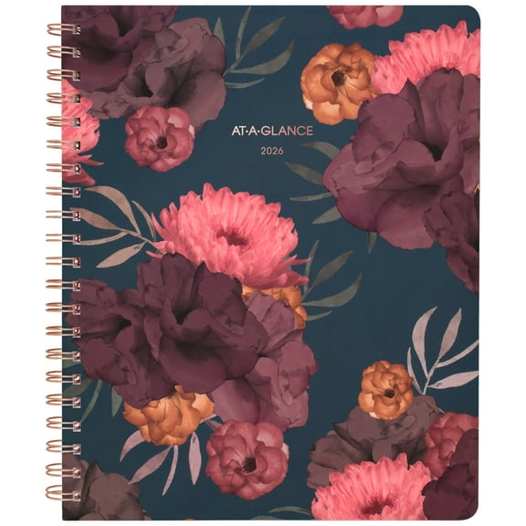 AT-A-GLANCE Dark Romance 2026 Weekly Monthly Planner Large 8 12 x 11 - Weekly