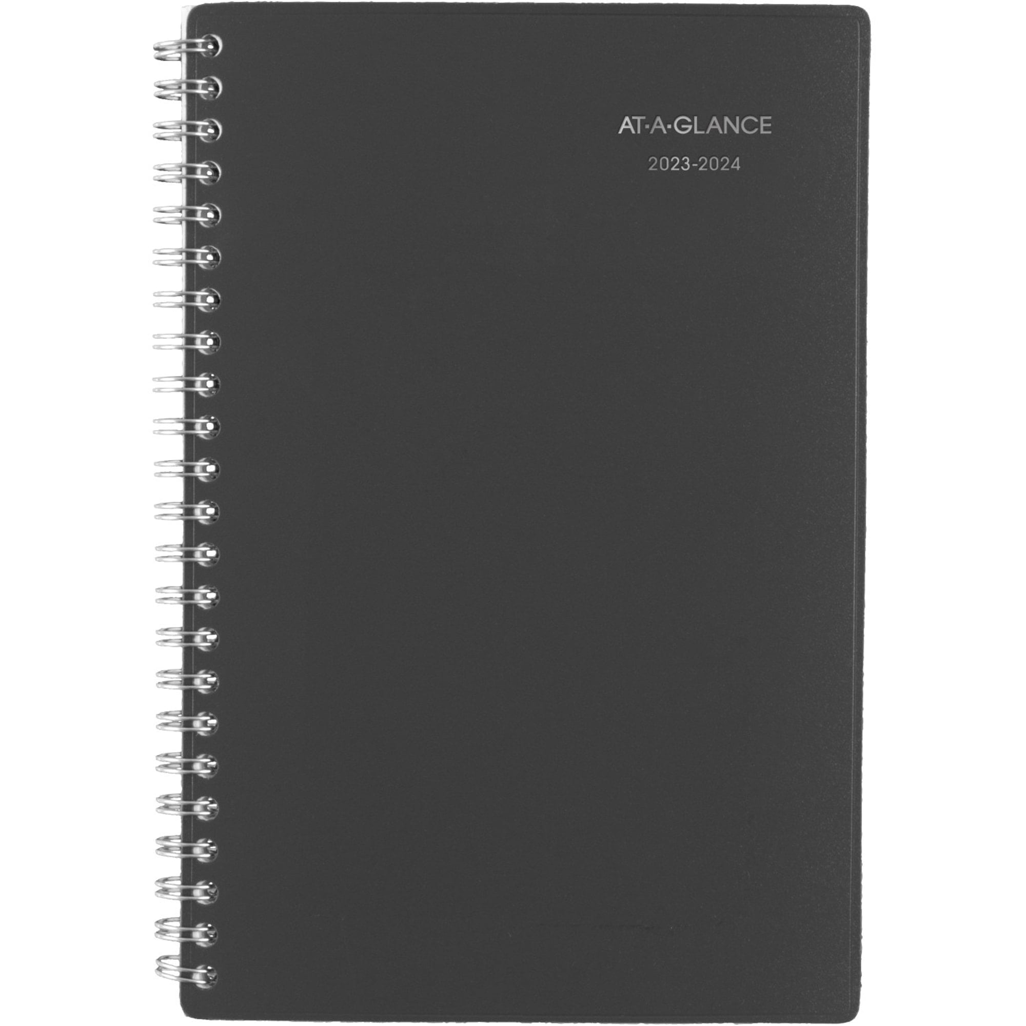AT-A-GLANCE DayMinder Academic 2023-2024 Weekly Monthly Planner Charcoal Small 5