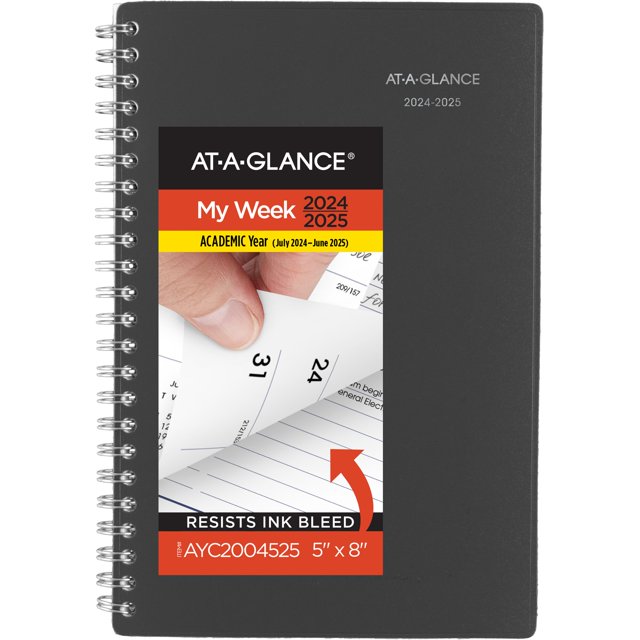 ATAGLANCE DayMinder Academic 20242025 Weekly Monthly Planner