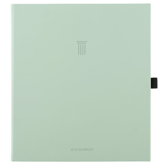 AT-A-GLANCE FOUNDATION GOAL SETTING Undated Weekly Monthly Planner Bio Mint