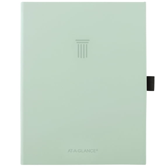 AT-A-GLANCE FOUNDATION GOAL SETTING Undated Weekly Monthly Planner Bio Mint