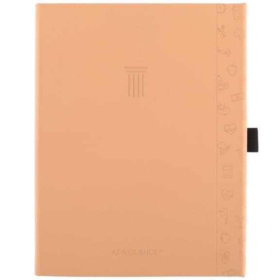 AT-A-GLANCE FOUNDATION WELLNESS Undated Planner Small 5 34 x 8 14 - Undated