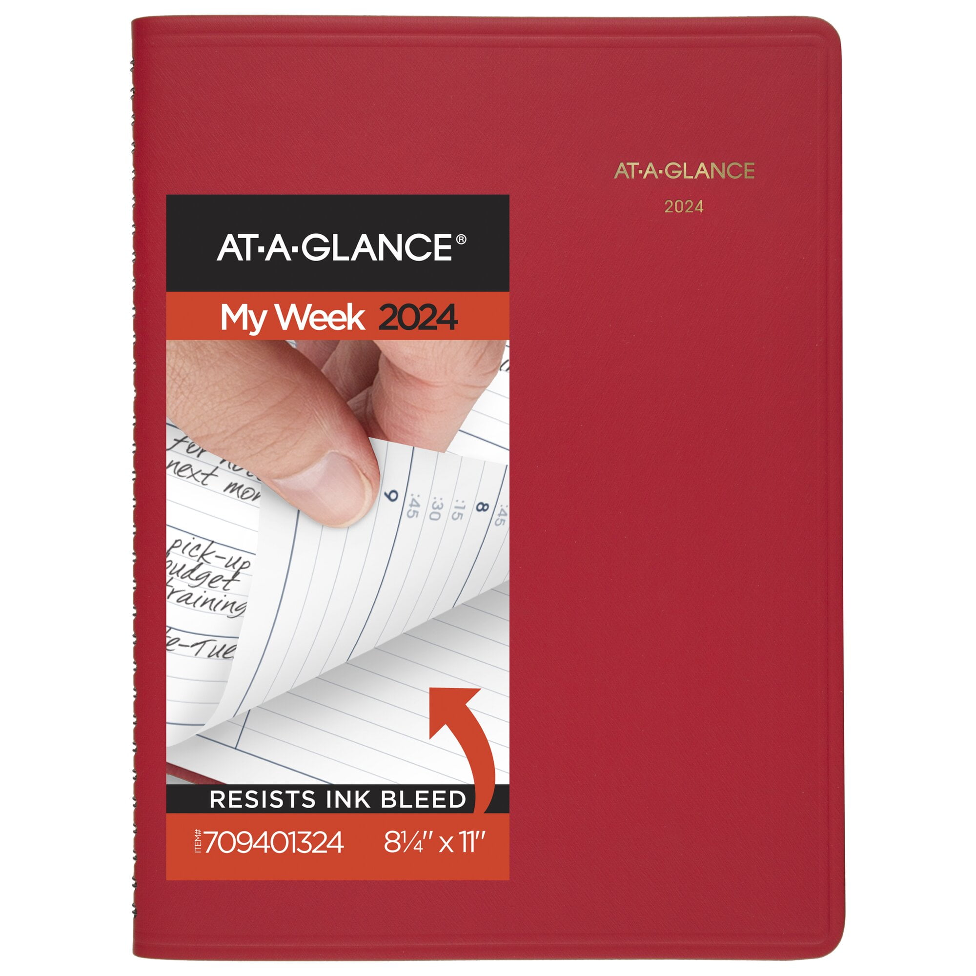 AT A GLANCE Fashion 2024 Weekly Appointment Book Planner Red Large 8 14 at-a-glance-fashion-2024-weekly-appointment-book-planner-red-large-8-14