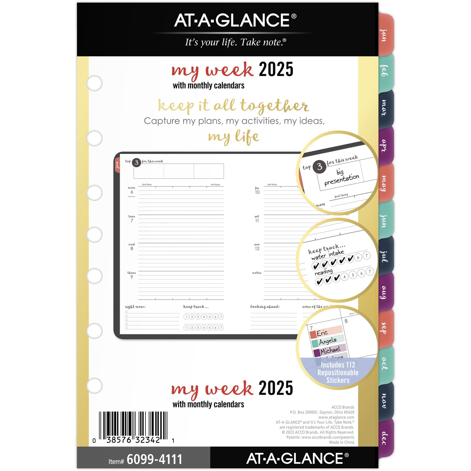 AT-A-GLANCE 2026 Monthly Planner Refill - 3.5 X 6 Inch Pocket Size For - View #2