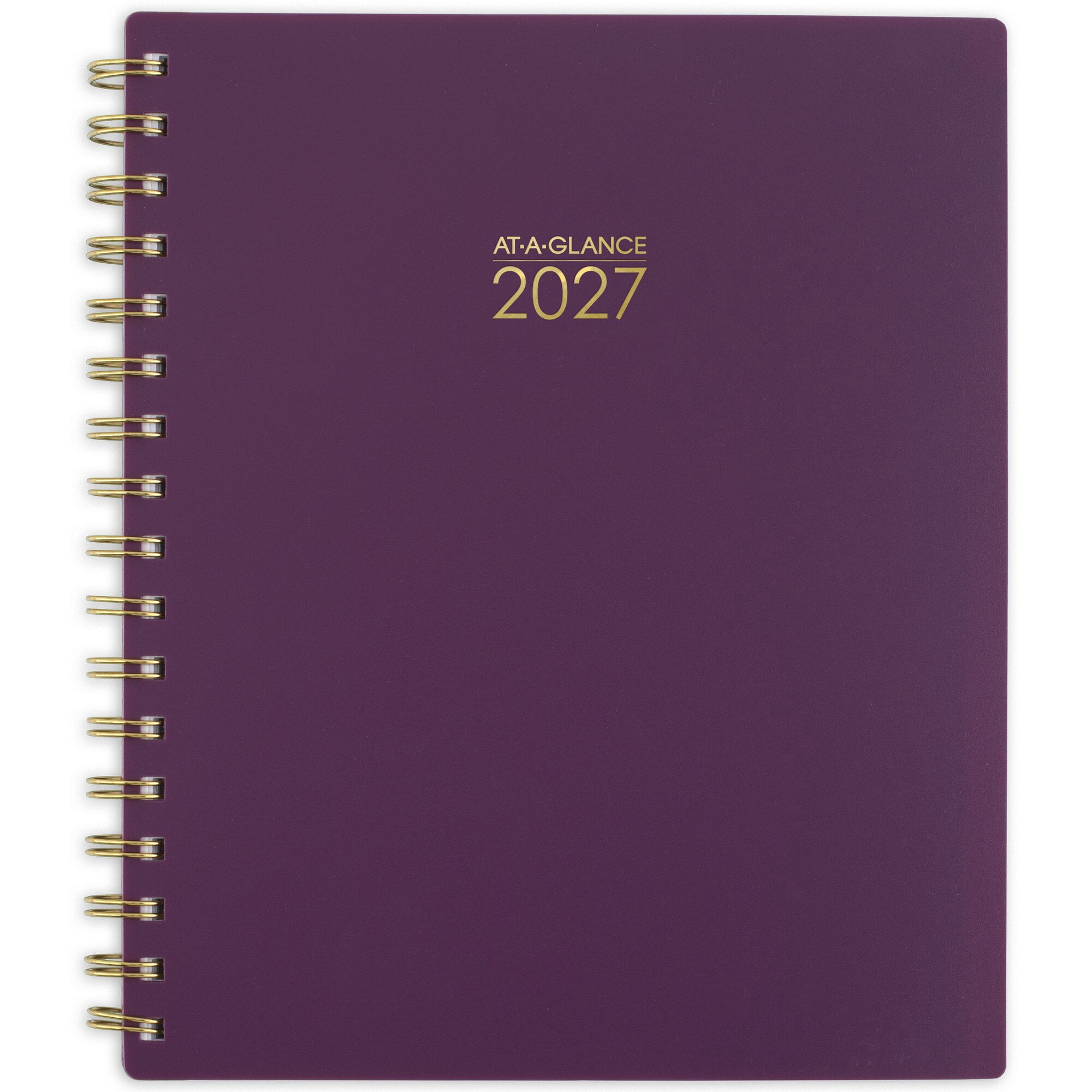 AT-A-GLANCE Harmony 2027 Weekly Monthly Planner Mulberry Medium 7 x 8 34 -