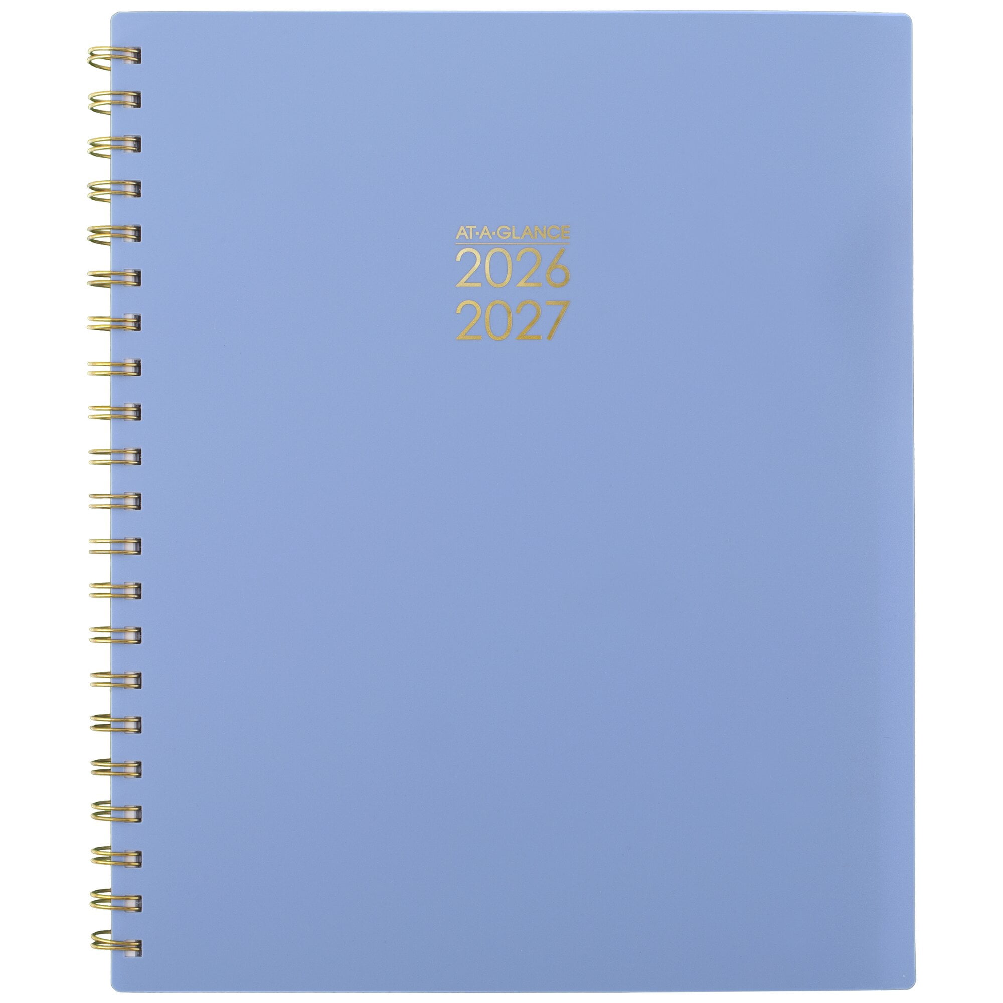 AT-A-GLANCE Harmony Academic 2026-2027 Weekly Monthly Planner Blue Aura Large 8