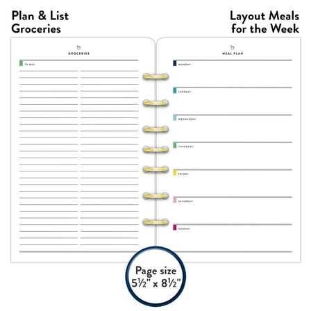 AT-A-GLANCE Plan Write Remember 2-Days-Per-Page Planning Notebook Undated Gray