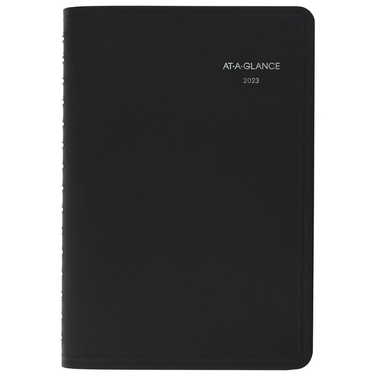 At-A-Glance QuickNotes Appointment Book Planner - Small Size - Julian Dates - Daily, Monthly - 1 Year - January 2024 - December 2024 - 8:00 AM to 5:00 PM - Hourly - 1 Day Single Page Layout 1 Month Double Page Layout - 5
