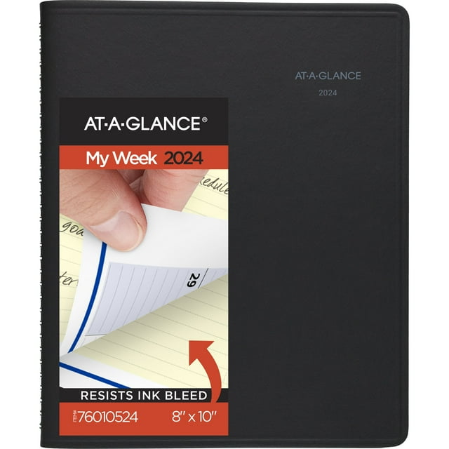 At a glance quicknotes 2024 weekly monthly appointment book planner