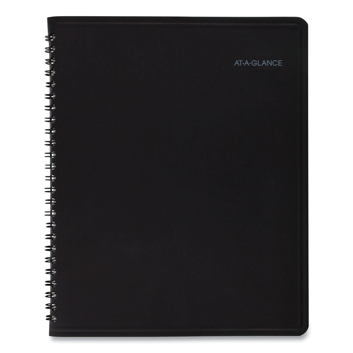 AT-A-GLANCE Quicknotes Monthly Planner, 8.75" x 7", Black, 2021