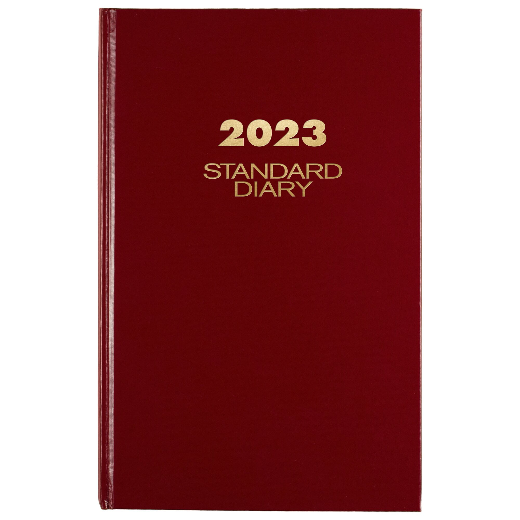 ATAGLANCE Standard Diary 2023 Daily Diary Red Large 7 34 x 12 Daily