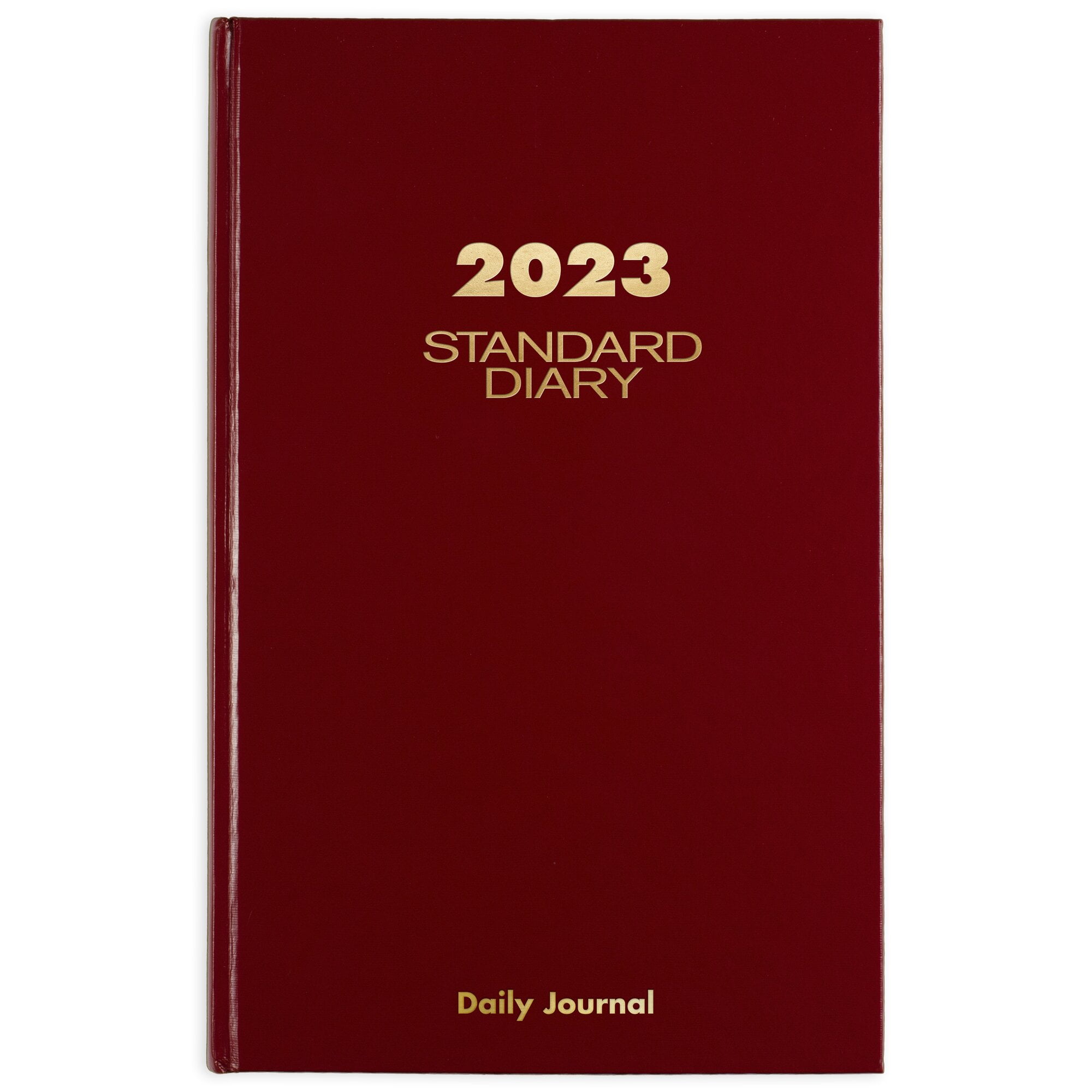 ATAGLANCE Standard Diary 2023 Diary Journal Ruled Red Large 7 34 x 12