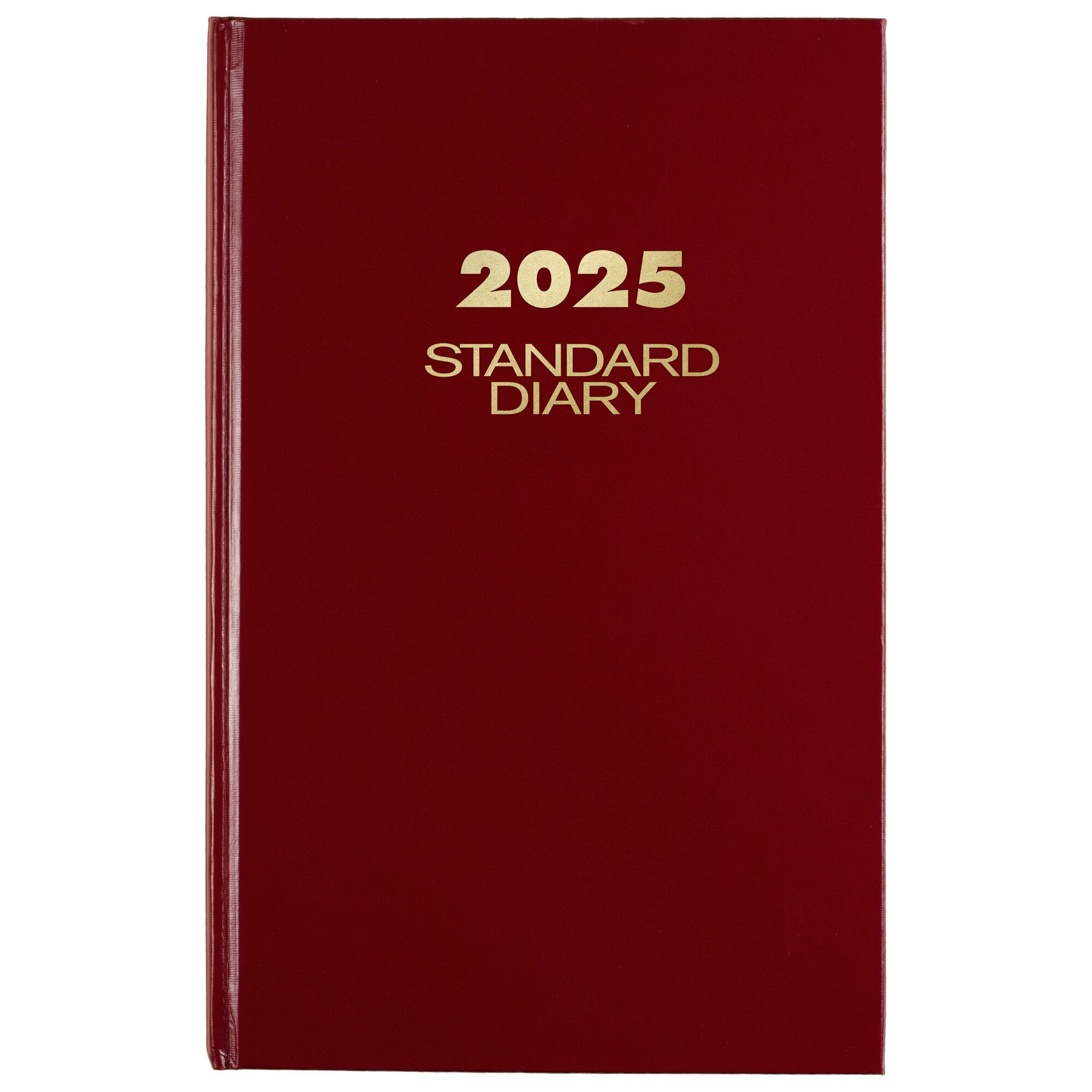 AT-A-GLANCE Standard Diary 2025 Daily Diary Red Large 7 34 x 12 - Daily Journals