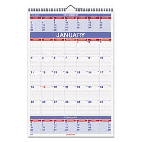 AT-A-GLANCE Three-Month Wall Calendar, 15 1/2 X 22 3/4, 2017