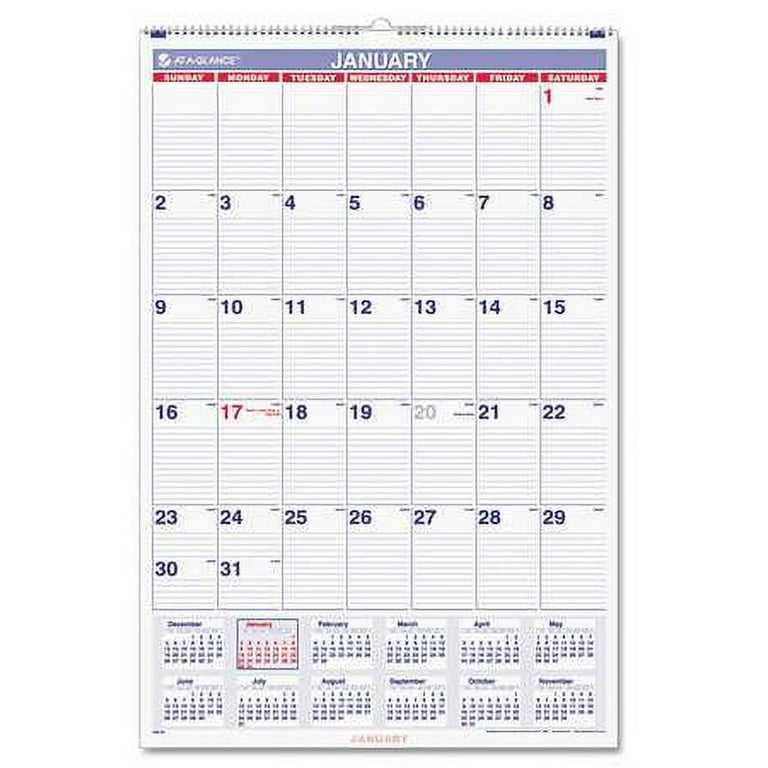At A Glance AAGPM1428 Horizontal Wall Calendar 3Months,, 46 OFF 2025 At-A-Glance Monthly Wall Calendar